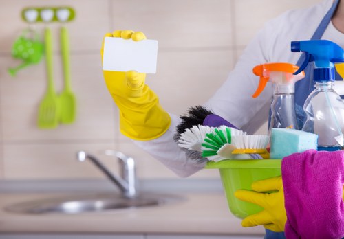 Local cleaners working in a flat in E2 with vacuuming and dusting