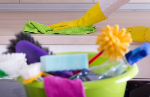 Professional move in cleaning for a flat in E2