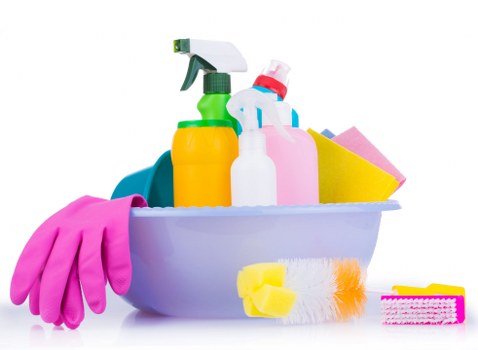 Residential room in E2 being treated for lingering pet smells