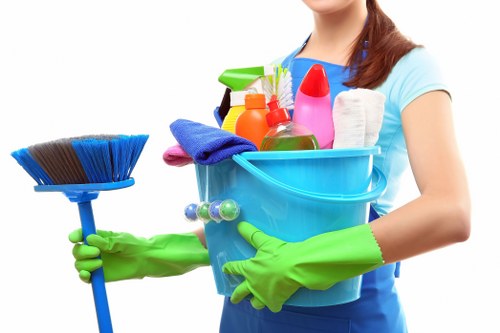 Professional fabric curtain cleaning for an East London property
