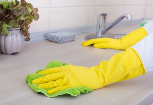 Regular cleaning service for homes in E2 with dusting and floor care