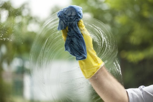 Local cleaner preparing a one-time deep clean for an East London home