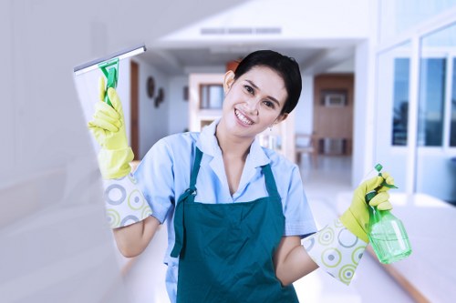 Removing everyday stains and traffic marks from carpets in E2 properties